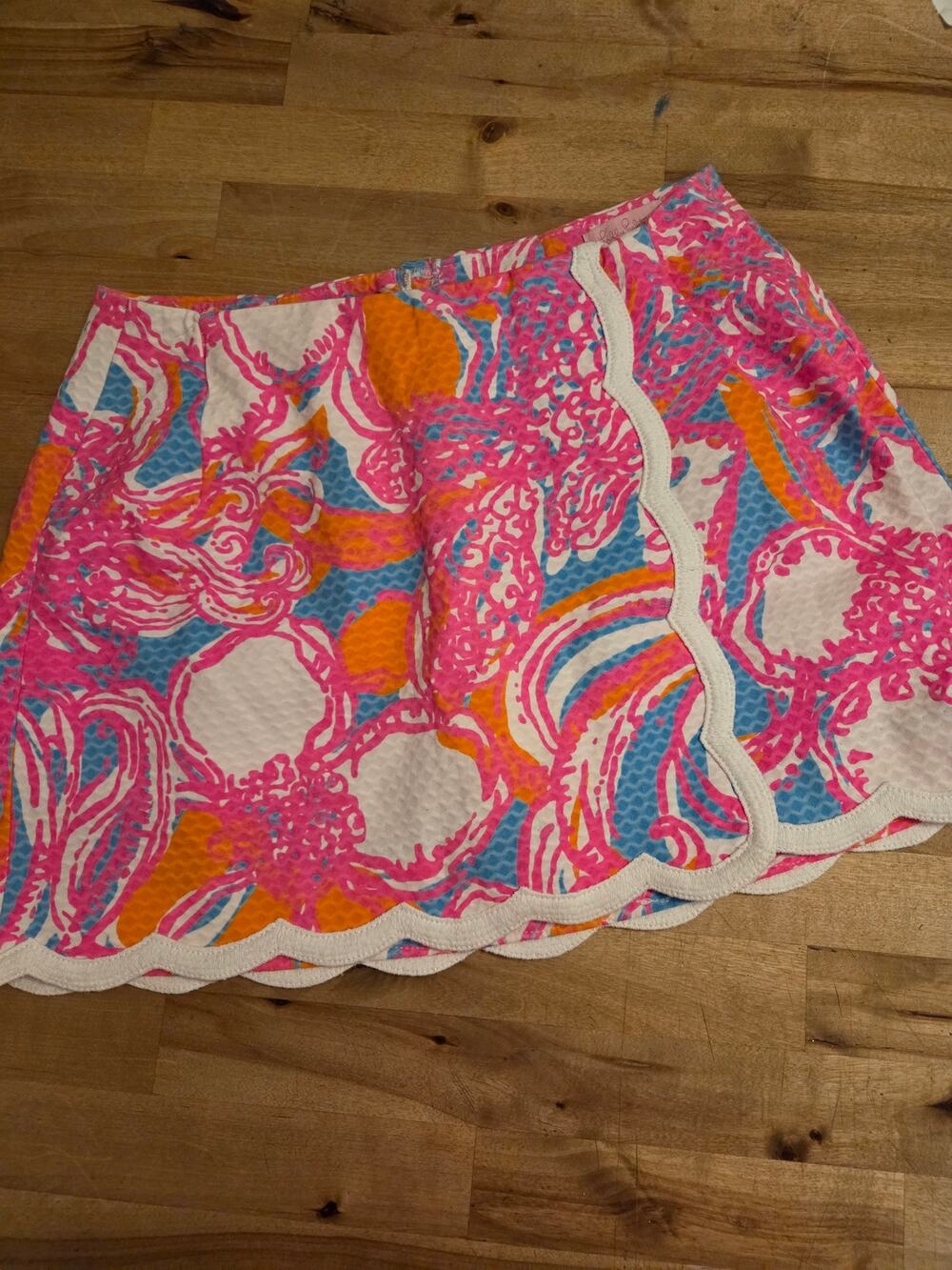 Lilly Pulitzer Michelina Scalloped Skort | Size 4 | Feeling Tanked